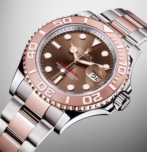 rolex yachtmaster gold and stainless steel|Rolex yacht master gold.